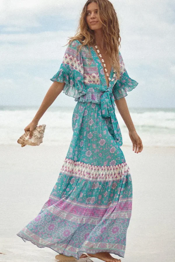 Paradise Lovers Beach Maxi Skirt Discount