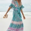 Paradise Lovers Beach Maxi Skirt Fashion
