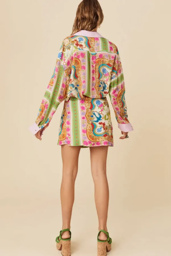 Mosaic Maddelena Wrap Skirt New