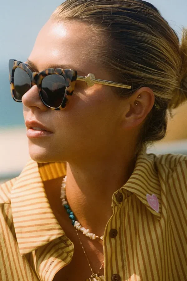 Tortoise Marilyn With Solid Brown Lens Fashion