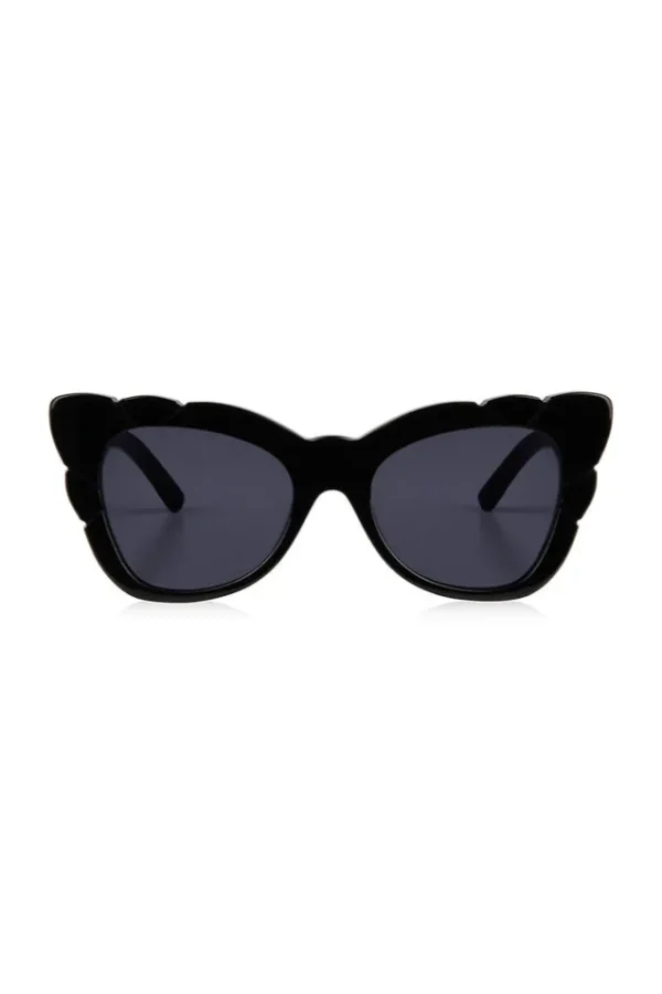 Black Marilyn With Solid Grey Lens Cheap