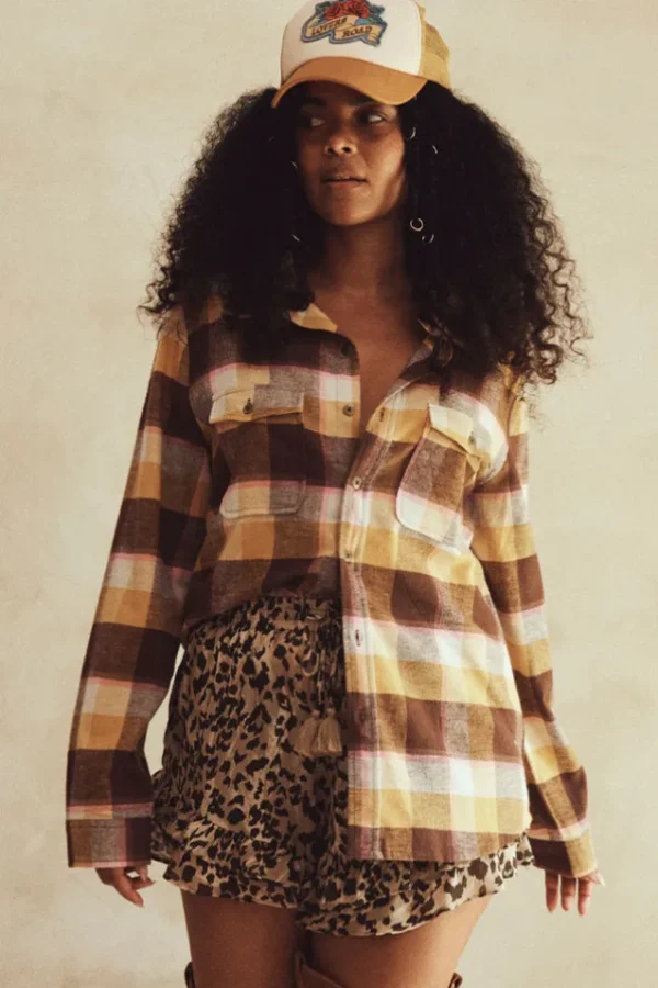 Apricot Blossom Maverick Flannel New