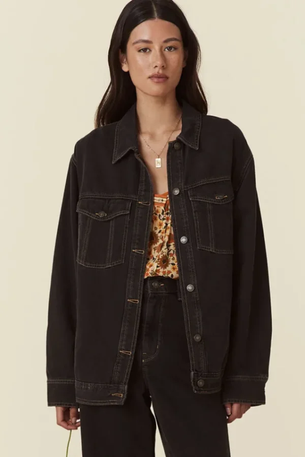 Vintage Black Muse Denim Jacket Clearance