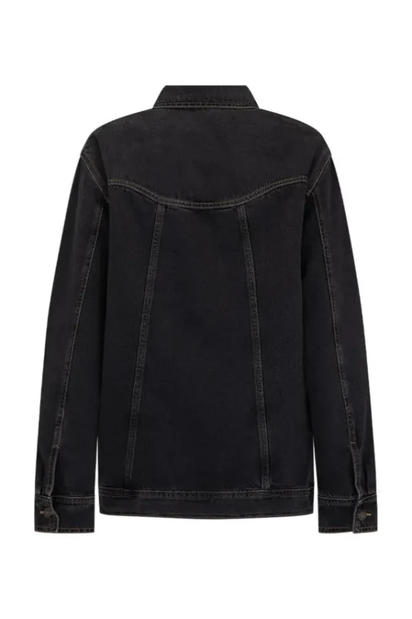 Vintage Black Muse Denim Jacket Hot