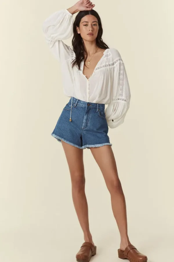 Inky Blue Muse Denim Short Online