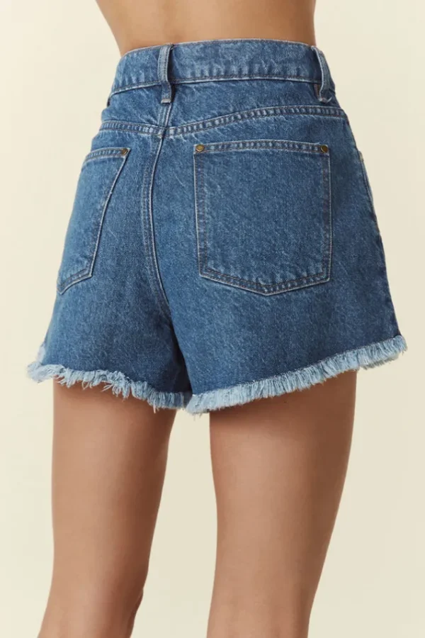 Inky Blue Muse Denim Short Online