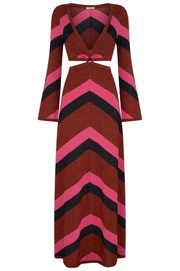 Plum Mylee Knit Gown Fashion
