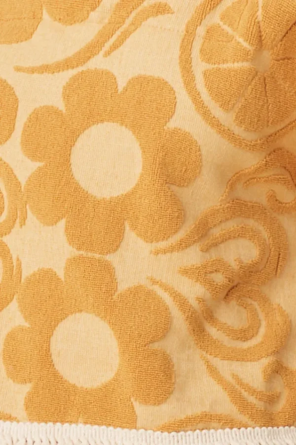 Mustard Pomelia Terry Throw Over Top Shop