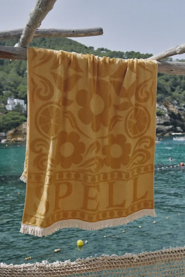 Mustard Pomelia Towel Outlet