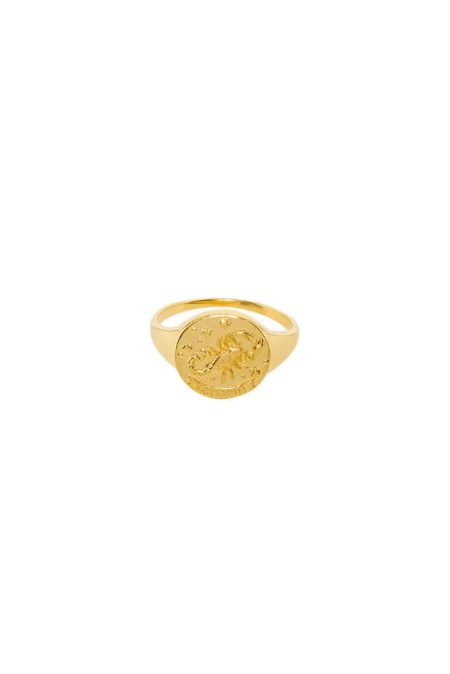 scorpio_stargazer_zodiac__1-1.webp Gold Scorpio Stargazer Zodiac Ring New