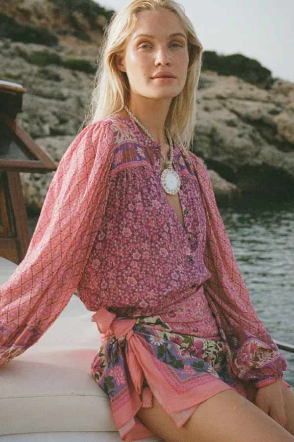 Fuchsia Sienna Blouse Sale