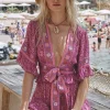 Fuchsia Sienna Cropped Blouse Fashion