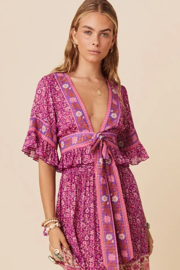 Fuchsia Sienna Cropped Blouse Sale