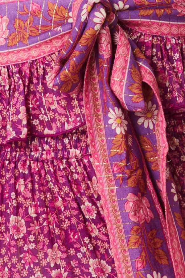 Fuchsia Sienna Cropped Blouse Fashion