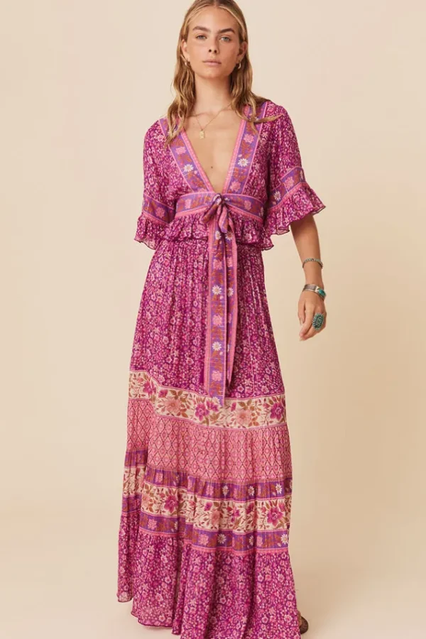 Fuchsia Sienna Maxi Skirt Shop