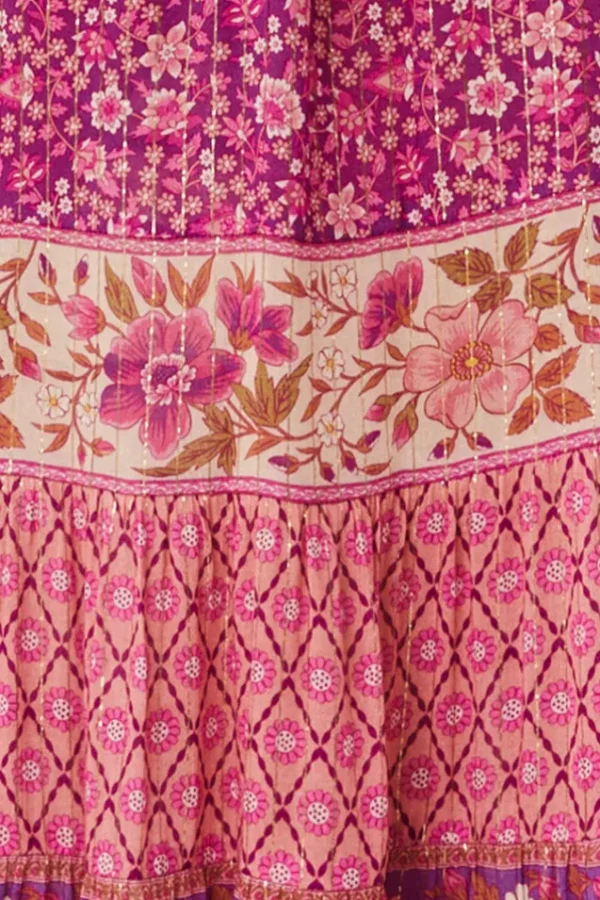 Fuchsia Sienna Maxi Skirt Shop