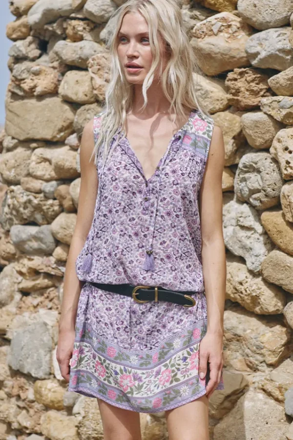 Lilac Sienna Sleeveless Tunic Dress Store