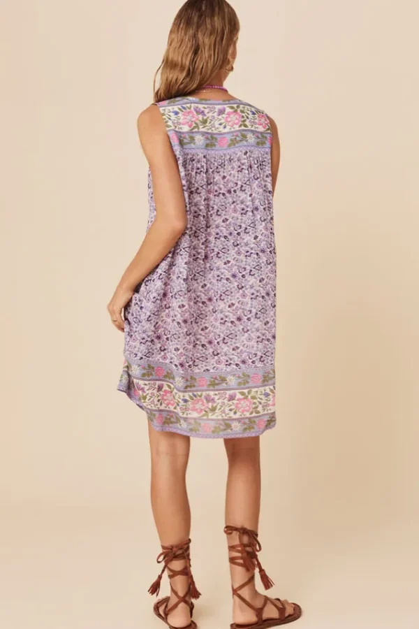 Lilac Sienna Sleeveless Tunic Dress Online