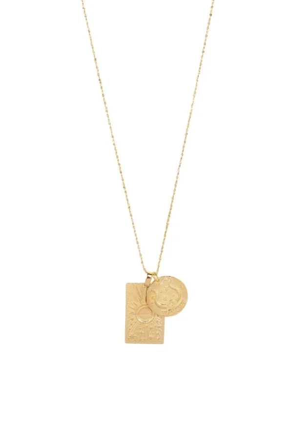 Gold Taurus Stargazer Zodiac Necklace Cheap