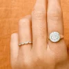 Sterling Silver Taurus Stargazer Zodiac Ring Outlet