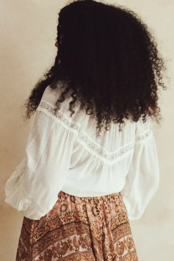 White Teodora Blouse Hot