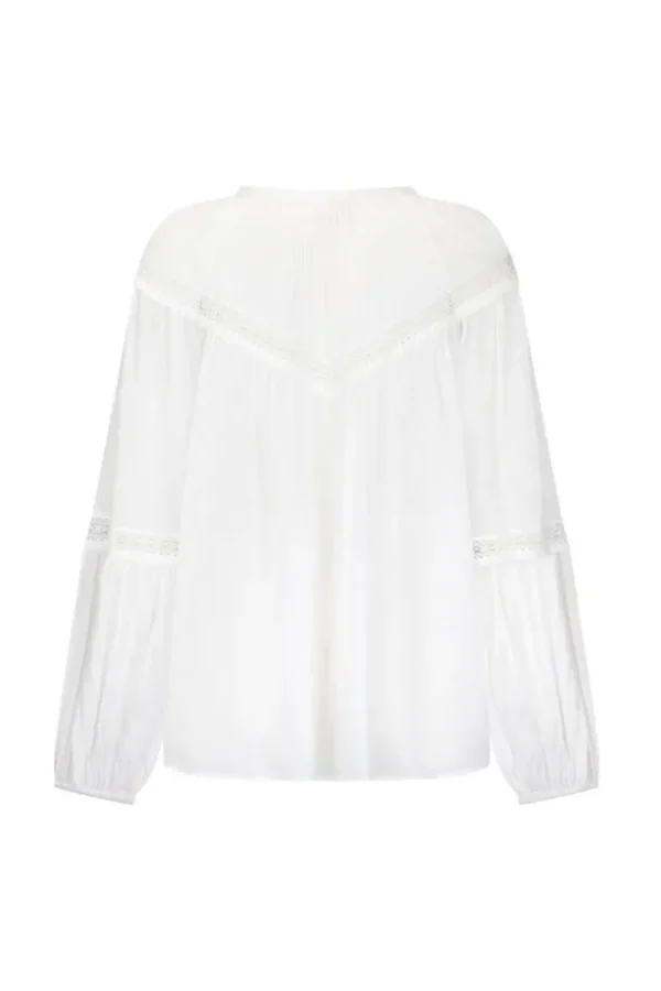 White Teodora Blouse Hot