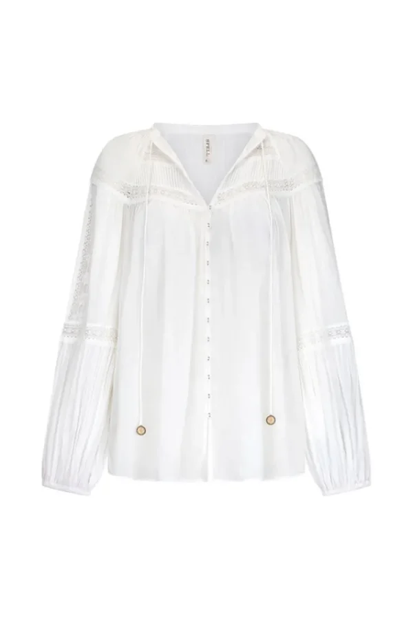White Teodora Blouse Hot