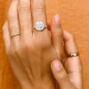 Sterling Silver Virgo Stargazer Zodiac Ring Fashion