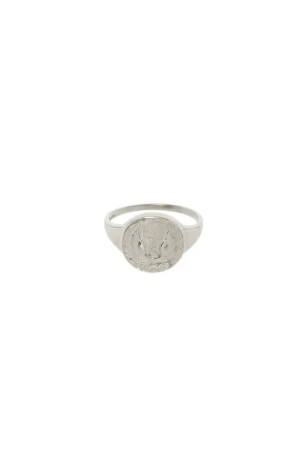 Sterling Silver Virgo Stargazer Zodiac Ring Fashion