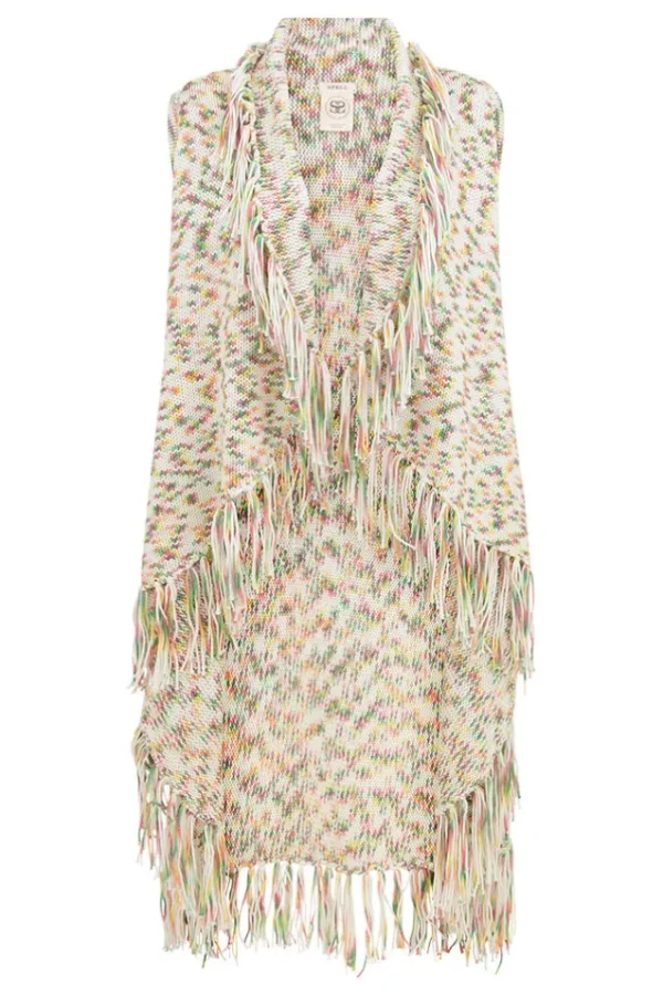 Rainbow Watercolour Poncho Outlet
