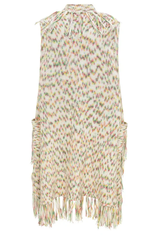 Rainbow Watercolour Poncho Outlet