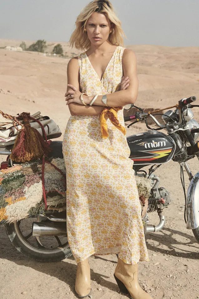 yellow_rose_bias_maxi_dre_0.webp Honeysuckle Yellow Rose Bias Maxi Dress Fashion