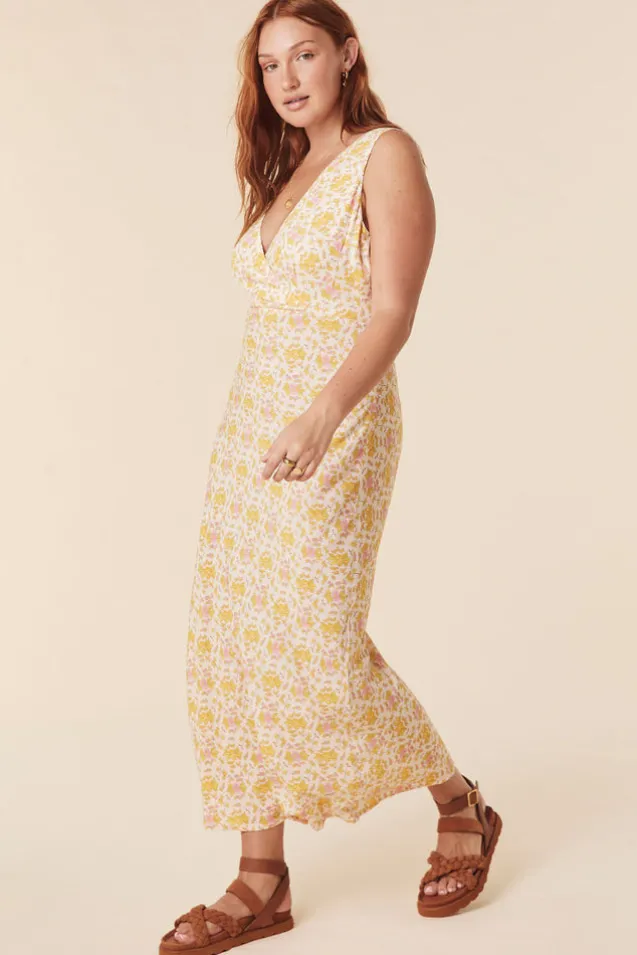 yellow_rose_bias_maxi_dre_10.webp Honeysuckle Yellow Rose Bias Maxi Dress Fashion