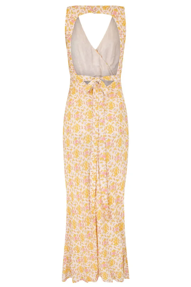 yellow_rose_bias_maxi_dre_13.webp Honeysuckle Yellow Rose Bias Maxi Dress Fashion